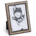 thumbnail image 1 of Roma Moulding 4x6 Solid Wood, Country Style, Antique Silver Single Photo Frame, 1 of 5