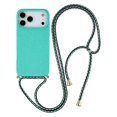 thumbnail image 1 of For iPhone 17 Pro Max Case Biodegradable Wheat Straw + TPU Eco-Friendly Phone Cover with Lanyard - B, 1 of 5