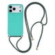thumbnail image 1 of For iPhone 17 Pro Max Case Biodegradable Wheat Straw + TPU Eco-Friendly Phone Cover with Lanyard - B, 1 of 5