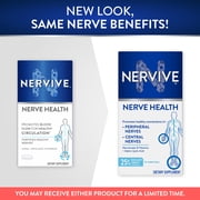 Nervive Nerve Health Tablets, Nerve Care with Vitamin B12, Vitamin B6, Vitamin B1 30 Count