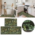thumbnail image 2 of Cartoon Flower Print Kitchen Carpet Cartoon Fish Print Kitchen Carpet Washable Cushion Comfortable Kitchen Carpet Set, 2 of 6