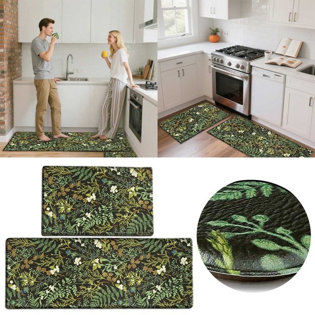 Cartoon Flower Print Kitchen Carpet Cartoon Fish Print Kitchen Carpet Washable Cushion Comfortable Kitchen Carpet Set Fringed Throw Blanket Rugs 5x7 Day Large Bedroom Rugs Soft Fuzzy Blankets Rug 5 X