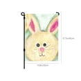 thumbnail image 3 of Easter Flower Bunny Garden Flags, 17.72x11.8 inch Linen Patio Decor for Outdoor Holiday Display, Spring Themed Yard Ornament, 3 of 7