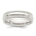 thumbnail image 6 of 925 Sterling Silver 5mm Comfort Fit Milgrain Band Ring Size 13.5, 6 of 6
