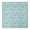 Blue Daisy Flower-1, variant on Daisy Flower Blue Blooms Pattern Square Fitted Tablecloth with Elastic Edge,Square Table Cover,Washable Elastic Table Cover for Home Kitchen Party Decor 34"x34"