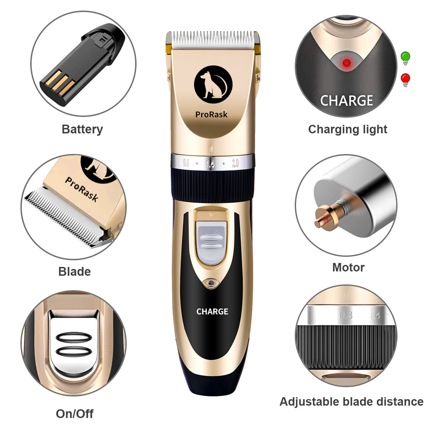 wahl clippers charging light