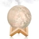 thumbnail image 1 of Humidificador - Difusor de aromaterapia, Lámpara de escritorio LED Moon con función de humidificador de vapor frío, 1 of 5