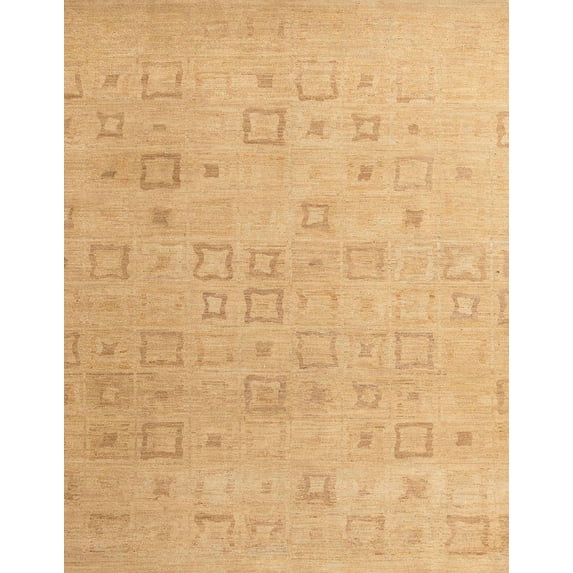 Ahgly Company Indoor Rectangle Abstract Orange Solid Area Rugs, 2' x 4'