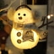 thumbnail image 4 of Adornos navideños con luces LED de muñeco de nieve, adornos navideños de escritorio Estilo B, 4 of 9