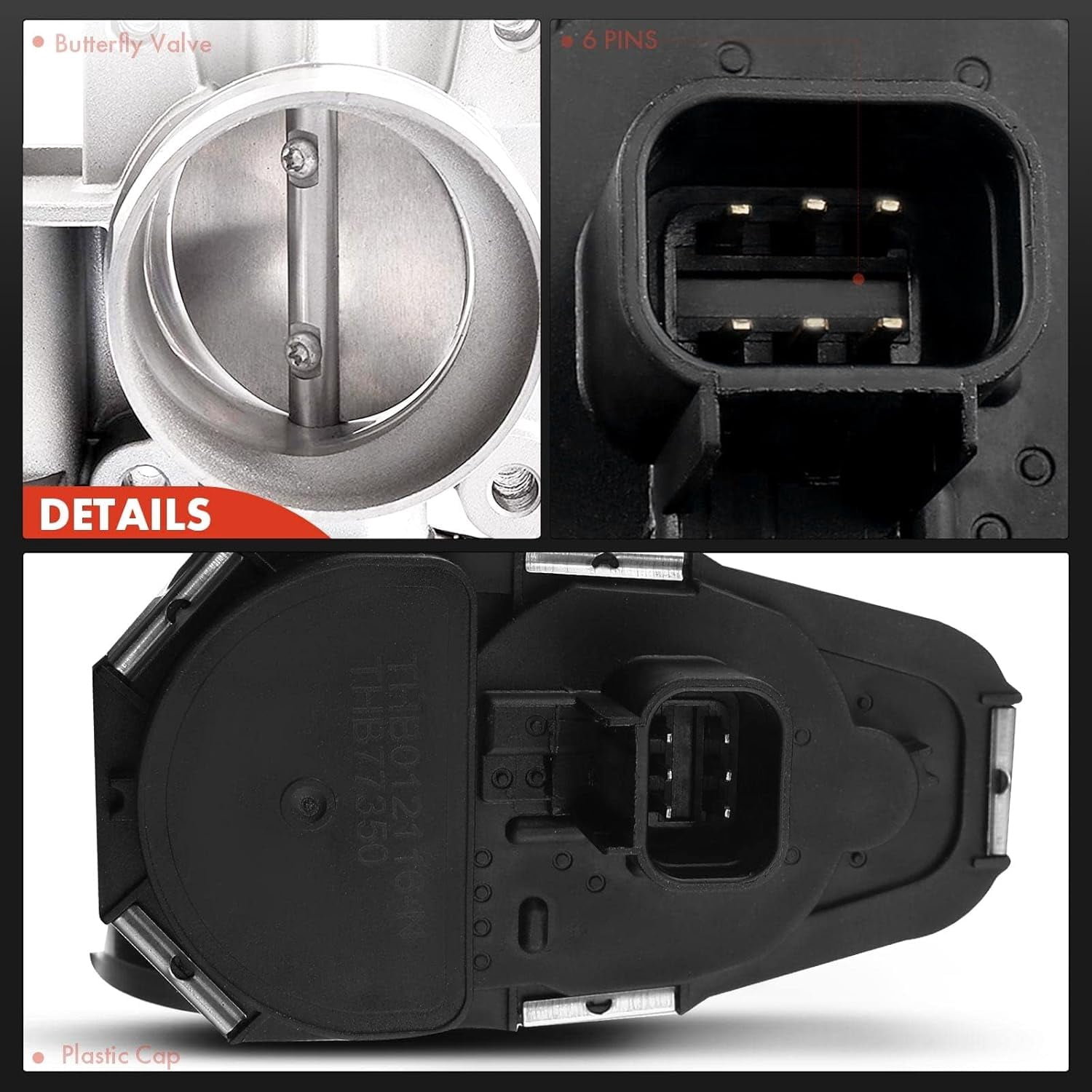 A-Premium Throttle Body Compatible with Chevrolet Cobalt 2007-2010 HHR 2007-2011 Malibu 2007-2008 Pontiac G5 2007-2010 Saturn Ion 2007 2.2L