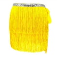 thumbnail image 4 of Abomasnow Womens Belly Dance Skirt Tassel Fringe Skirts Sparkly Sequin Hip Scarf Party Costume Latin Dance Hula Hip Skirts, 4 of 5