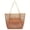 Caramel color, variant on Large Double Layer Mesh Beach Bag, Essential Travel & Vacation Must-Have, Sandproof Lightweight Tote for Beach, Pool & Travel Essentials