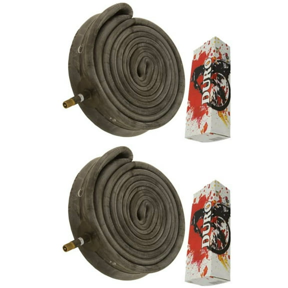 2 Duro Tubes 26" x 1.75"/2.05" 27mm Thorn Resistan American Valve. Set of Tube. Pair of Tubes. Two Tubes. bicycle tube, bike tube, trike tube, tricycle tube, lowrider bike