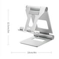 thumbnail image 2 of Tablet Holder Desktop Tablet Adjustable Stand Aluminum Alloy Foldable Mount for Home Office, 2 of 10