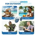 thumbnail image 7 of proSPORT Aviator Bifocal Reader Sunglass Flashed Blue Mirror Lens Men Women, 7 of 7