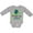 AC-Heather Grey, variant on Inktastic Port St. Lucie, Florida Happy Sea Turtle Boys or Girls Long Sleeve Baby Bodysuit