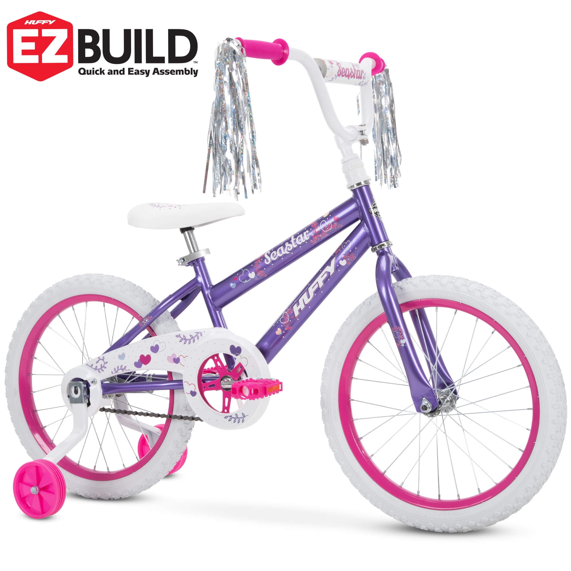 Huffy 18 in. Sea Star Girl Bike, Metallic Purple - 3