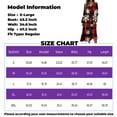 thumbnail image 4 of Women's V-Neck Long Sleeve Print Long Dress with Christmas Tree Snowman Snowflake AI Design, Casual Fashion Fall and Winter Dress for Holiday Parties and Everyday,Gold,S, 4 of 6