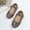 d-264Brown90, variant on MEZZALL Child Girls Low Top Mary Jane For Casual Dressy Occasions Soft Sole Lightweight Sandals With Sparkling Classic Style Shoes For Young Girls Birthday Adorable Casual Kids Solid Color Footwear