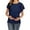 Dark Blue, variant on BLTIBY Maternity Pregnant Breastfeeding Tops for Women Womens Short Sleeve Nursing Solid Color Clothes Breastfeeding Blouse Shirts Dark Blue M