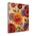 thumbnail image 2 of "Rainbow Dahlias Crop III" By Silvia Vassileva, Giclee on Gallery Wrap Canvas, 2 of 2