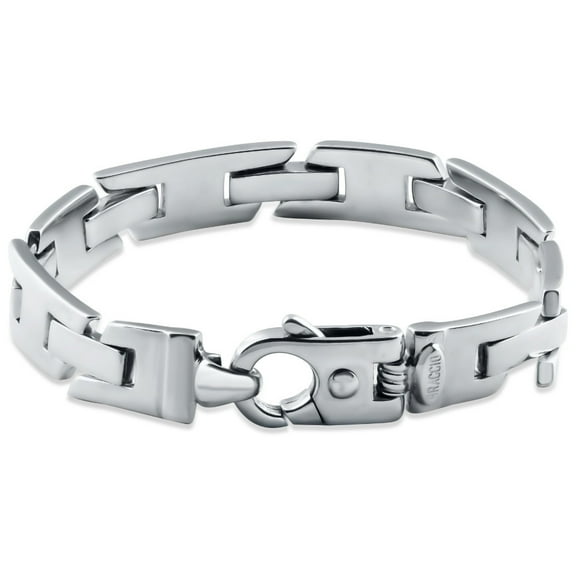 Pompeii Men's Link 14k Gold (85gram) or Platinum (137gram) 12mm Bracelet 9" (,)