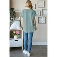 thumbnail image 3 of Women's Short Sleeve Knit Top Green XL, 3 of 6