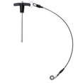 thumbnail image 2 of T Handle Quick Release Pin 0.2 Inch Diameter ,Stainless Steel Locking Pin with Push Button Lanyard Cable, 2 of 9