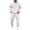 03#White, variant on Dwelliawo Sweat Suits for Men 2 Piece Hoodie and Sweatpants Solid Color Relaxed Fit Hoodie Cargo Pants Running Pants Set Casual Winter Suit with Pockets Army Green 3XL