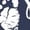NAVY, variant on Instant Message - Baby Footprint Heart - Women's Maternity Scoop Neck Graphic T-Shirt