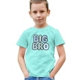 thumbnail image 4 of Trendy Checkered Big Bro Shirt for Boys New Big Brother Sibling T-Shirt Chill Shirt Youth Medium, 4 of 5