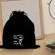 thumbnail image 2 of Hair Dryer Travel Bag Drawstring Hair Dryer Travel Pouch Curling Iron Storage Bag, 2 of 3