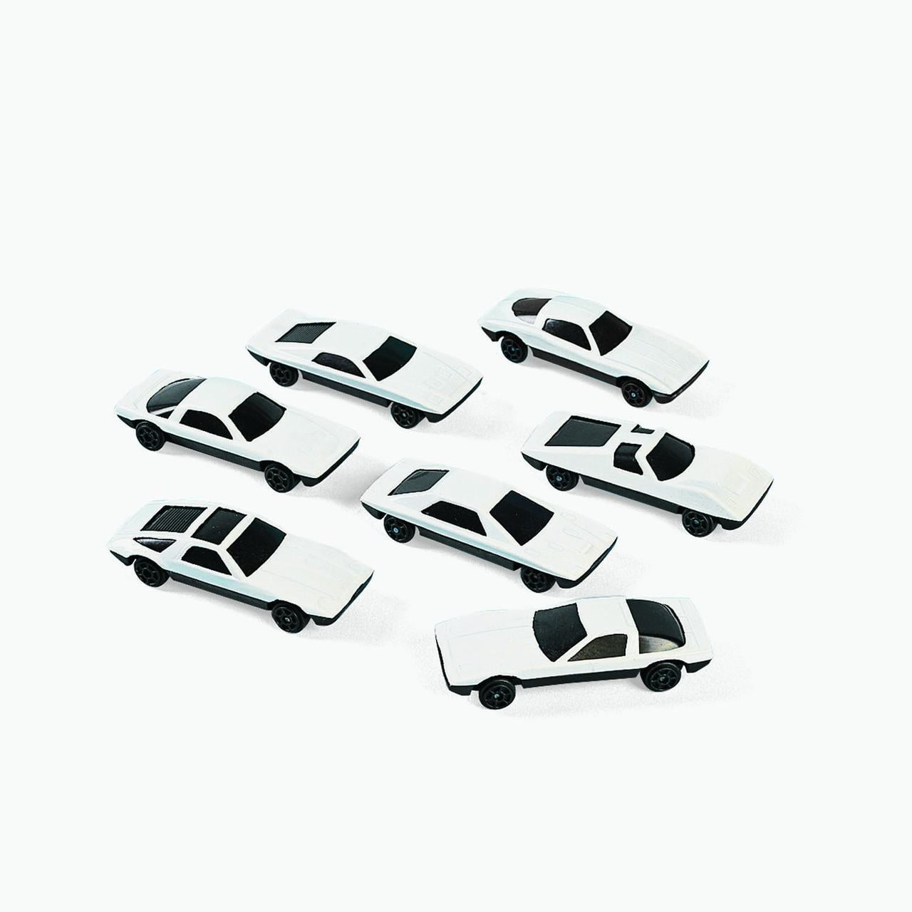 Diy Race Cars Craft Kits Misc Dyo General Dyo General 30 Pieces White Walmart Com
