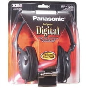 Panasonic RPHT225 Black Lightweight Monitor Stereo Sound Wired Over Ear Headphones