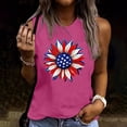 thumbnail image 2 of Bgstyu American Flag Tank Tops Women 250 Anniversary USA Shirt Patriotic Shirt USA Flag Stars Stripes Print Sleeveless T-Shirt 4th of July Patriotic Tee Tops, 2 of 5