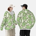 thumbnail image 6 of Sigee Cute Frog Print UPF50+ Men's Sun Protection Hoodie Shirt SPF UV Shirt Long Sleeve Fishing Outdoor Lightweight, S-3XL, 6 of 9