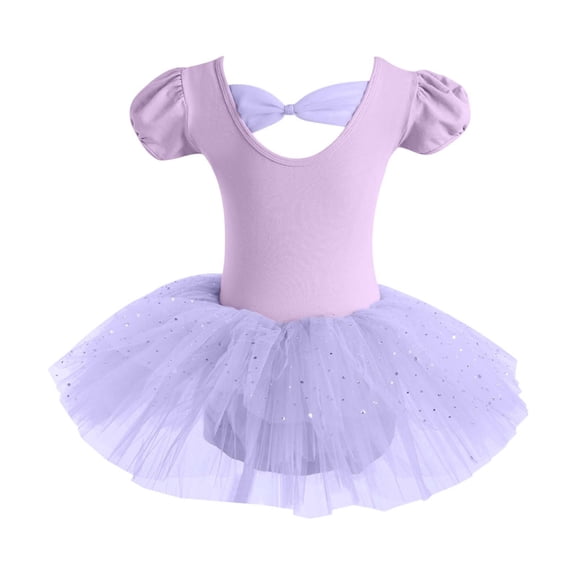TYGHBN Girls Ballet Dance Dress for Performance 1 13 Years Old Leotard Tutu Skirt Outfit for Recital and Practice Comfortable Stretchy Soft Fabric Dresses for Toddler Girls Long Sleeve Dress Girls