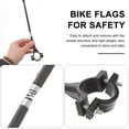 thumbnail image 4 of 3 Pcs  Flagpole Stand Bike Flags for Safety Motorcycle Accessories Handlebar Banner Glass Fiber Abs, 4 of 6