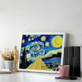 Blue StarryNight Diamond Painting Kits for Adults, DIY Diamond Art Kits