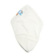 thumbnail image 4 of Unique Bargains 1 Pc Water-absorbent Embroidery Hair Towel for Bathroom White Coral Fleece, 4 of 5