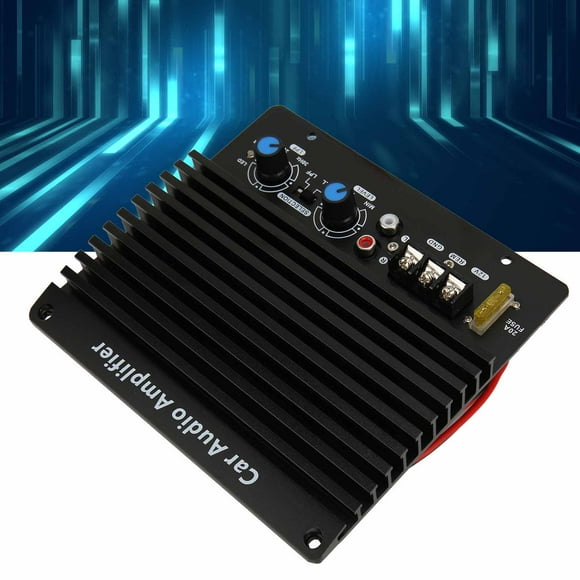Car Amplifier Board, Subwoofer Plate Amplifier Heat Dissipation Panel Ultra Thin Exposed Type 12V 300W for Car