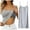 Grey, variant on SNKSDGM Female Ribbed Tank Tops for Women Racerback Women's Tank Tops Loose fit Workout Shelf Bra Camisoles Adjustable Spaghetti Strap Tank Tops Basic Layer Xl