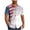 C-White, variant on Jinhomg Mens Stars And Stripes Shirt Big And Tall Short Sleeve Button Down Shirts Casual Comfy American Flag Print Beach Tops Summer Vacation Outfit White XXXXL