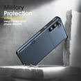 thumbnail image 3 of JiaheCover for Samsung S24 Plus Case with Card Holder Dual Layer Shockproof Galaxy S24 Plus Phone Case Hidden Card Slot Wallet Case Heavy Duty Rugged Case 5G,Darkblue, 3 of 6