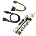 thumbnail image 1 of Tarjeta vertical PCI-E Extensor 1x a 16x para Tarjeta gráfica jinwen VER010-X Cable de ranura negro, 1 of 8