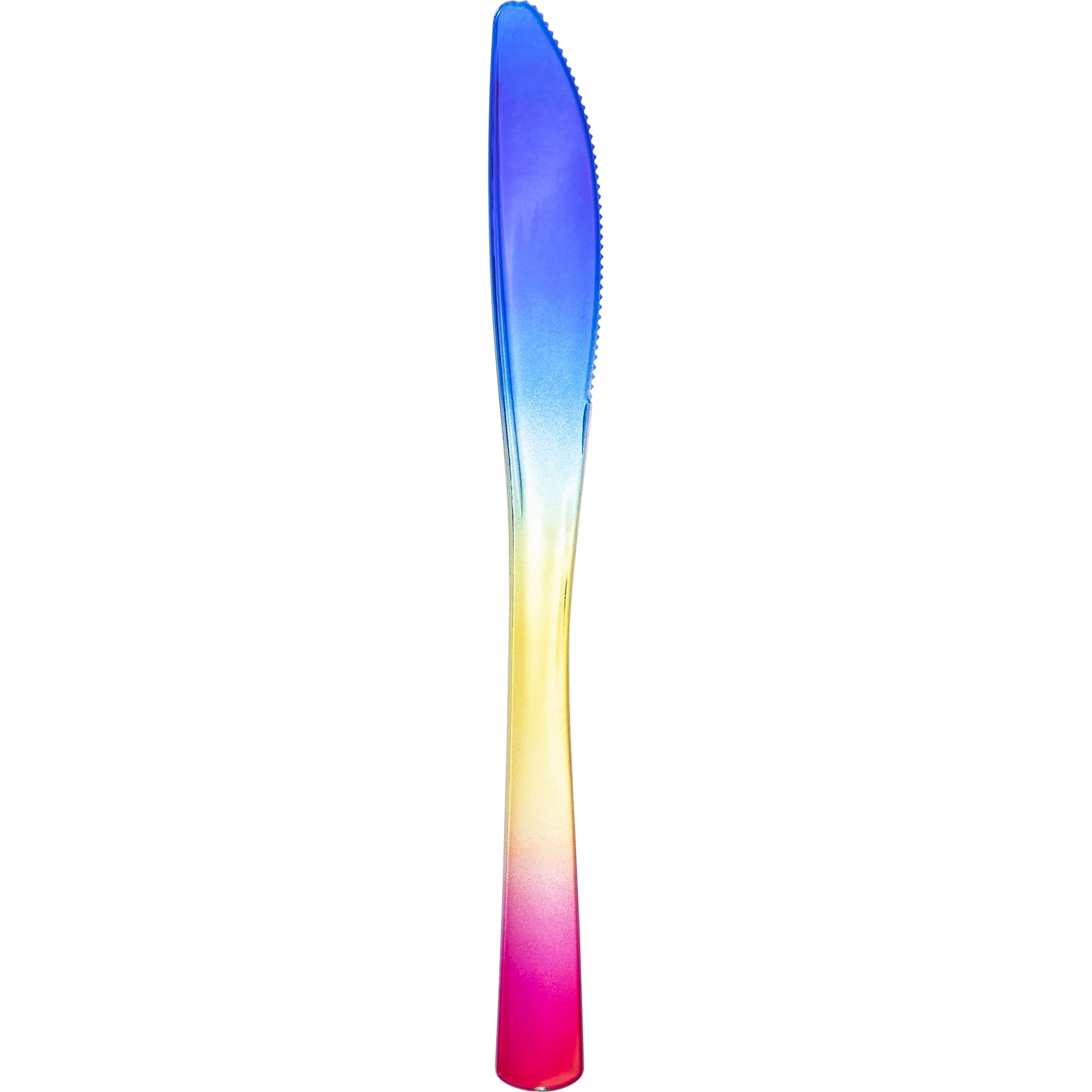 Rainbow Plastic Disposable Cutlery 24 Count New by Way to Celebrate