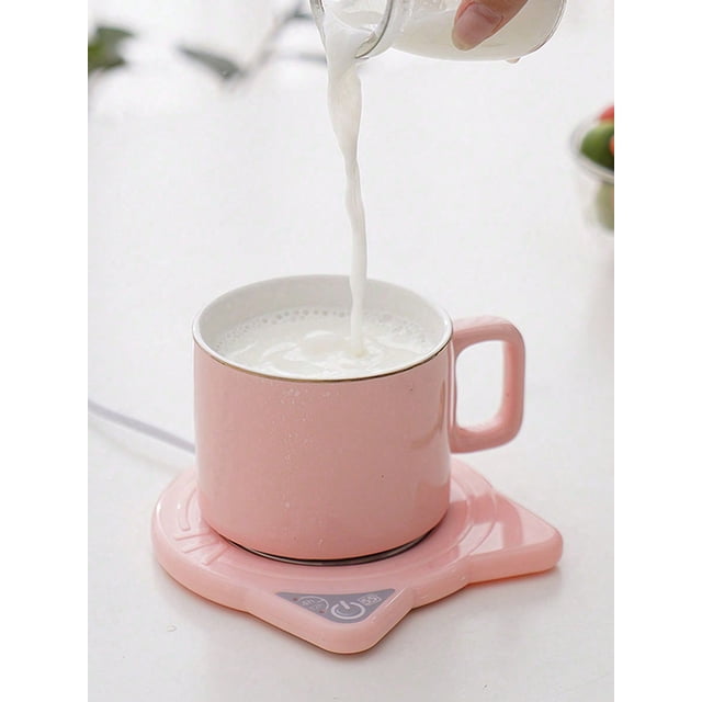 55 Degrees Thermostatic Cup Mat, Intelligent Automatic Heating Mat For Keeping Milk, Coffee Warm, Suitable For Porcelain Cup