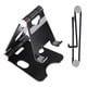 thumbnail image 4 of 2 soportes plegables para teléfono móvil, escritorio móvil manos libres con ángulo de visión ajustable, soporte para teléfono móvil bien hecho para smartphones tabletas de 7 a 10 pulgadas (n, 4 of 5