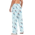 thumbnail image 3 of FORMRS Mens Pajama Pants with Pockets Sleepwear Lounge Bottoms Sizes S-2XL, Blue Ice Hockey, 3 of 7