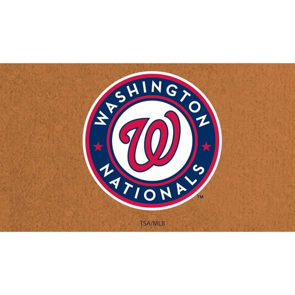 Washington Nationals 28" x 16" Primary Logo Coir Mat